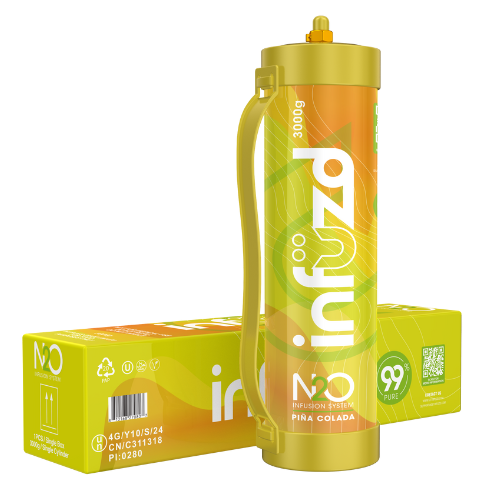 Infuzd Nitrous Oxide UN1070 99% Pure 3000G - 1 Count Display