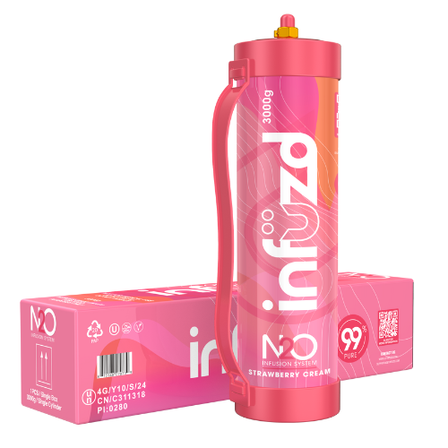 Infuzd Nitrous Oxide UN1070 99% Pure 3000G - 1 Count Display