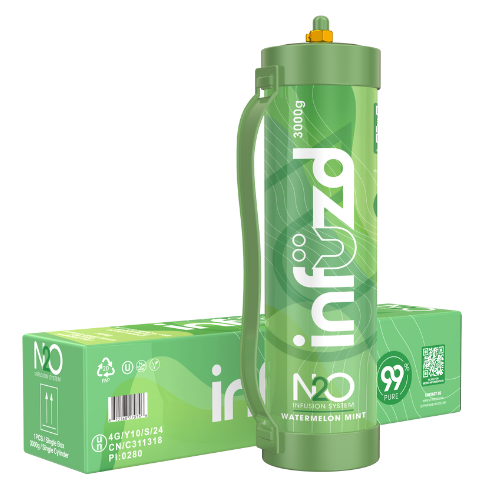 Infuzd Nitrous Oxide UN1070 99% Pure 3000G - 1 Count Display
