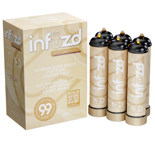 Infuzd Nitrous Oxide UN1070 99% Pure 640G - 12 Count Display