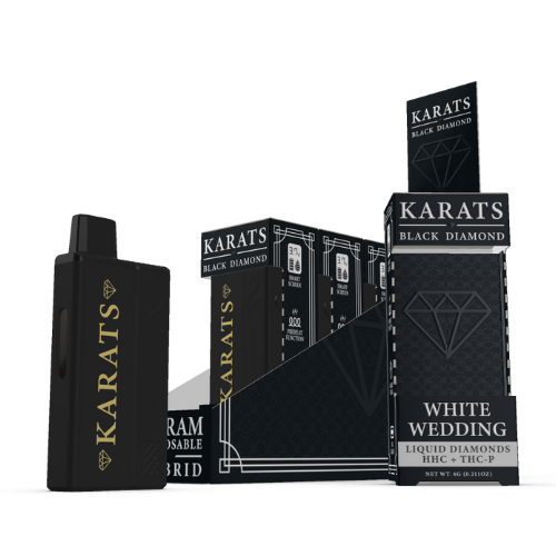Karats Black Diamond Disposable 6G - 6 Count Display