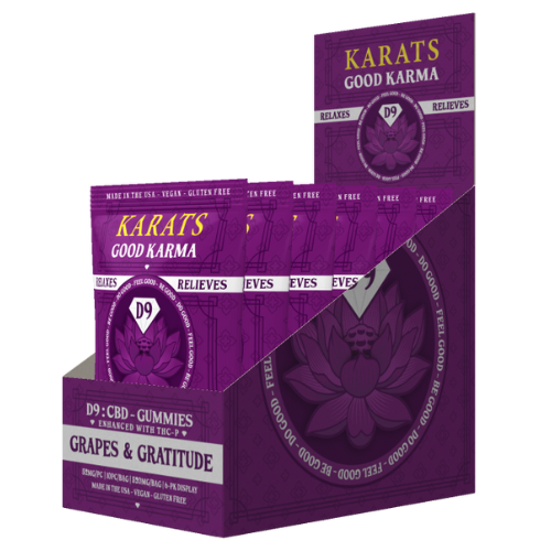 Karats Good Karma D9 + THC-P Gummies 520MG - 6 Count Display