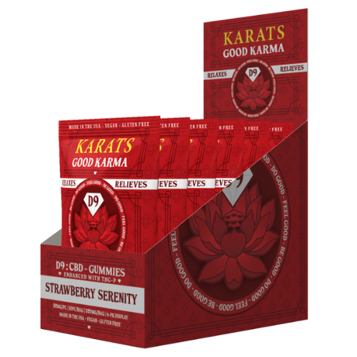 Karats Good Karma D9 + THC-P Gummies 520MG - 6 Count Display
