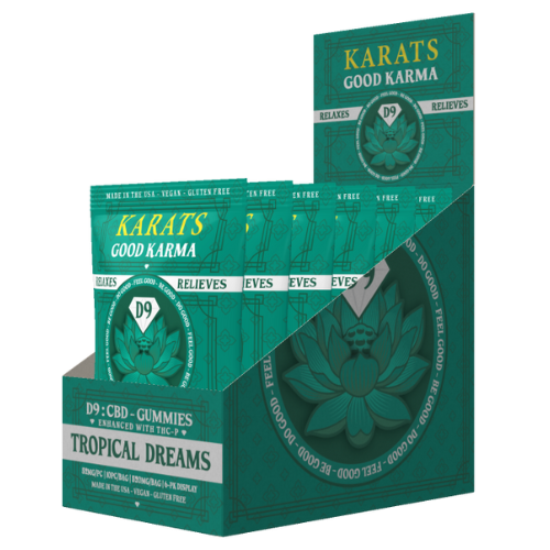 Karats Good Karma D9 + THC-P Gummies 520MG - 6 Count Display