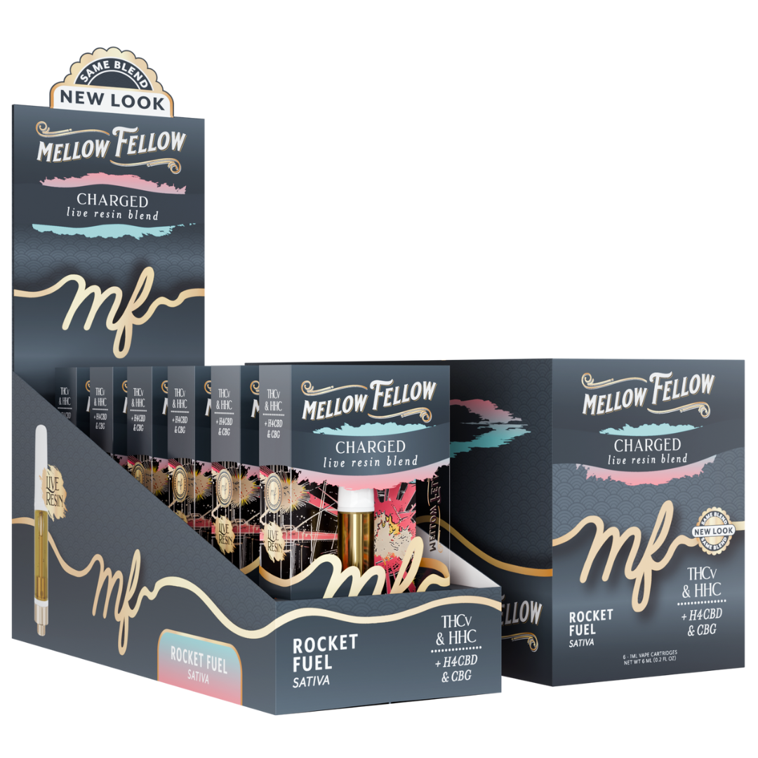 Mellow Fellow Live Resin Cartridge 1G - 6 Count Display