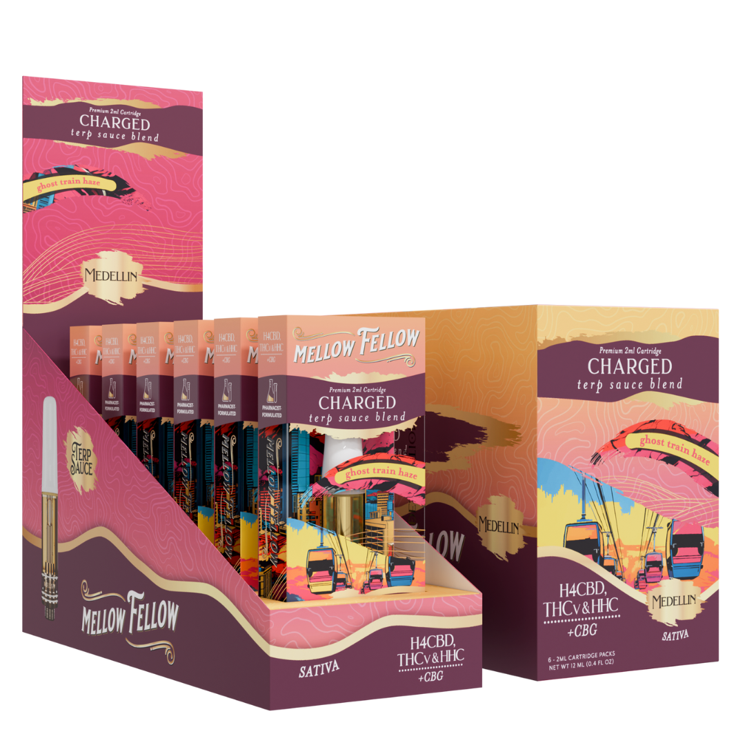 Mellow Fellow Terp Sauce Blend Cartridge 2G - 6 Count Display