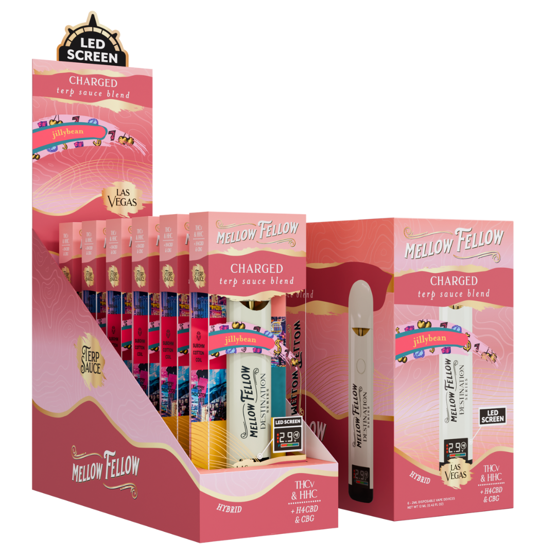 Mellow Fellow Terp Sauce Blend Disposable 2G - 6 Count Display