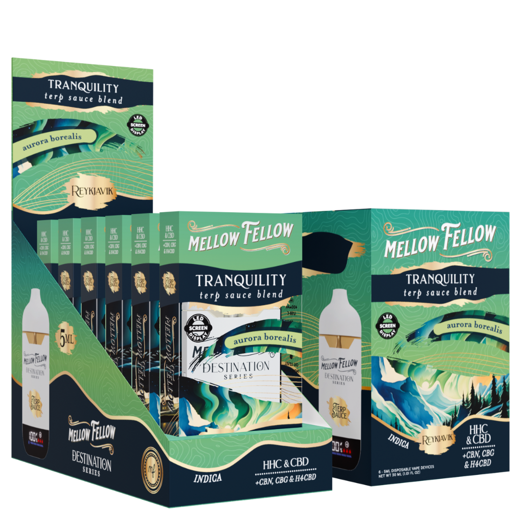 Mellow Fellow Terp Sauce Blend Disposable 5G - 6 Count Display