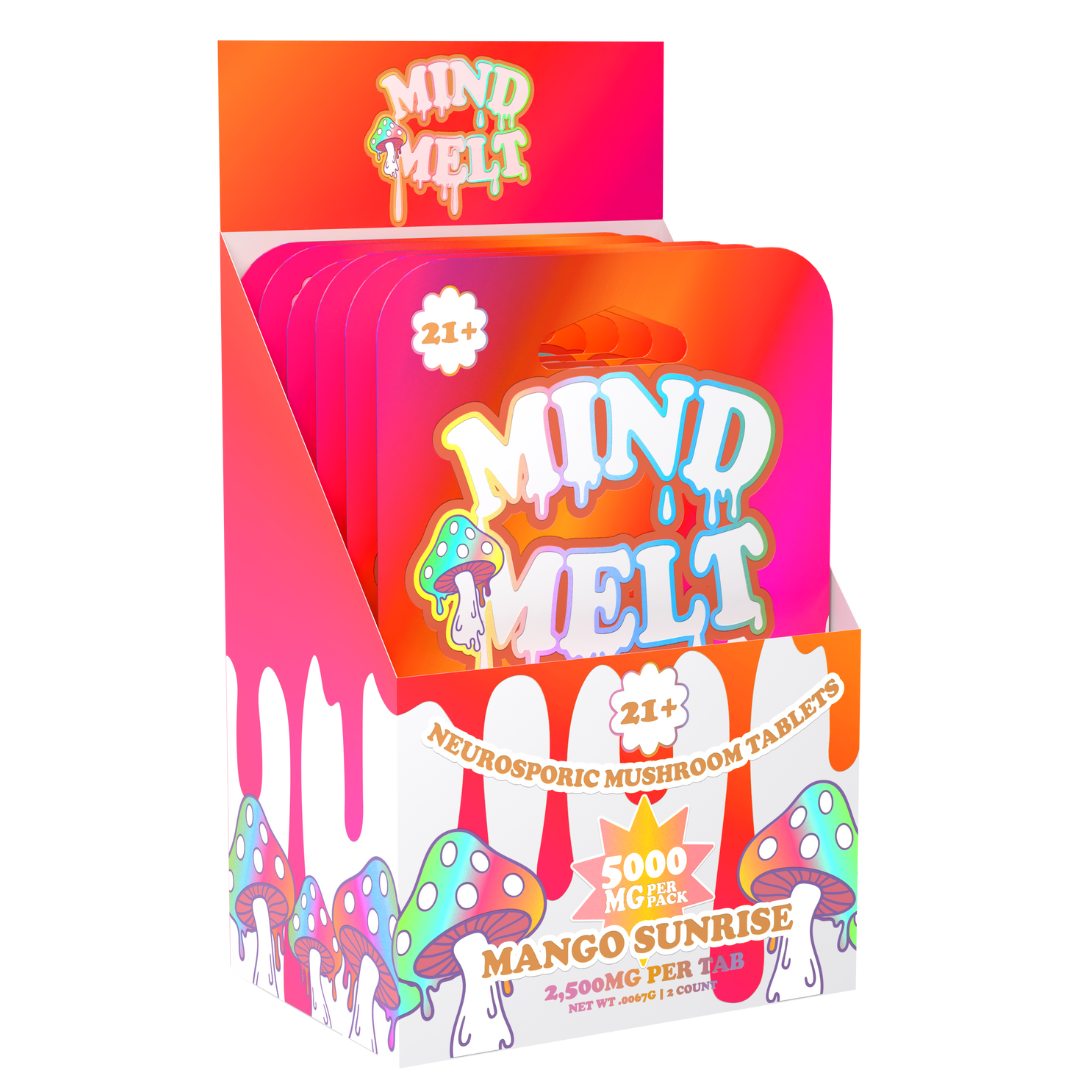 Mind Melt Neurosporic Mushroom Tablets 5000MG - 10 Count Display