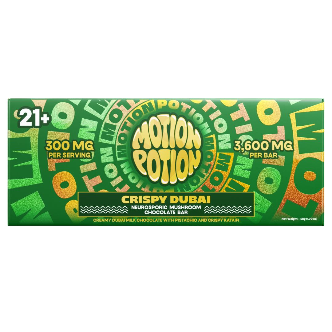 Motion Potion Mushroom Chocolate Bar 3600MG - 10 Count Display