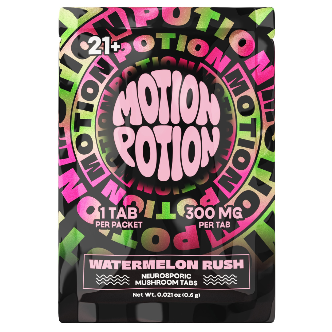 Motion Potion Mushroom Tablets 300MG - 30 Count Display