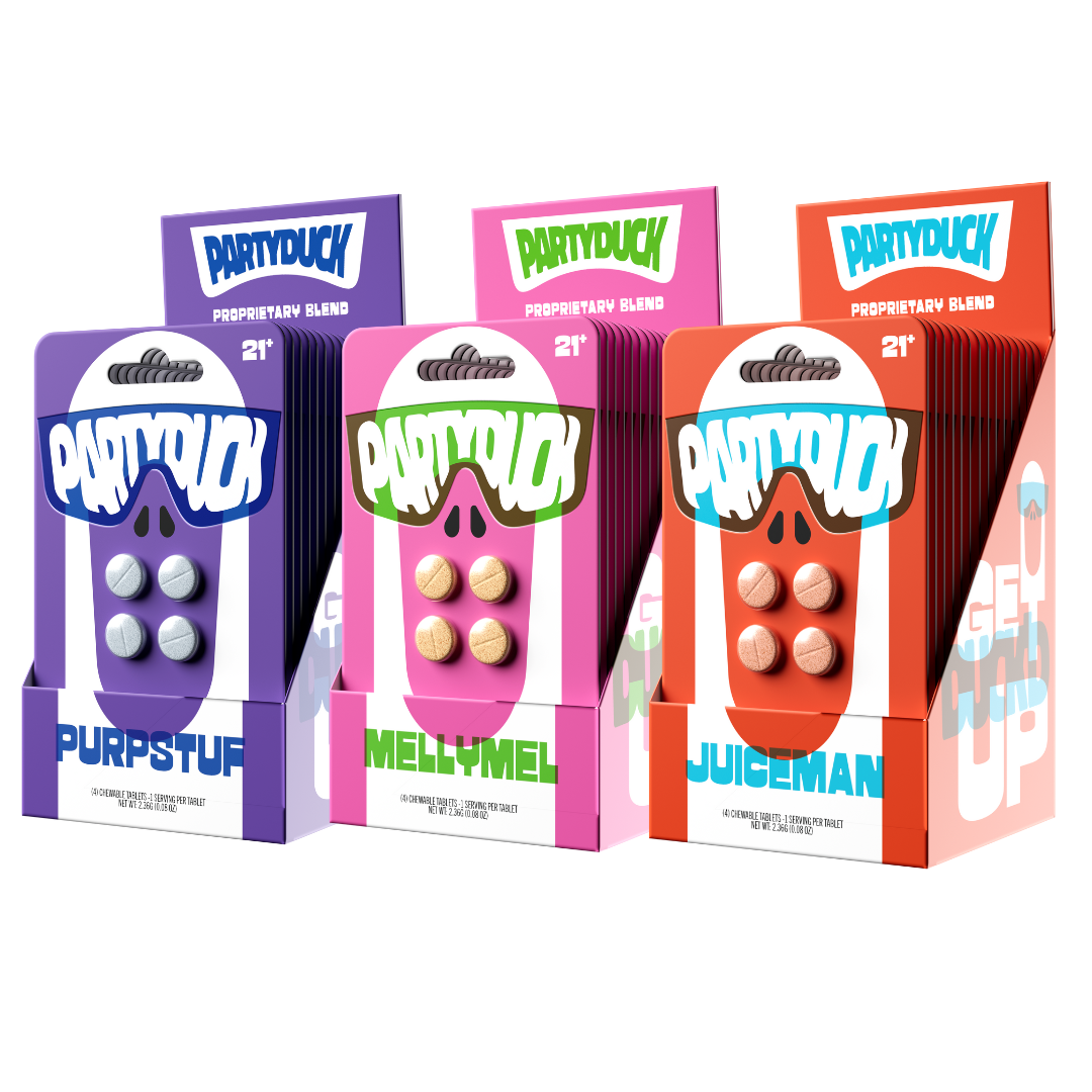 PartyDuck Proprietary Blend Tablets - 10 Count Display