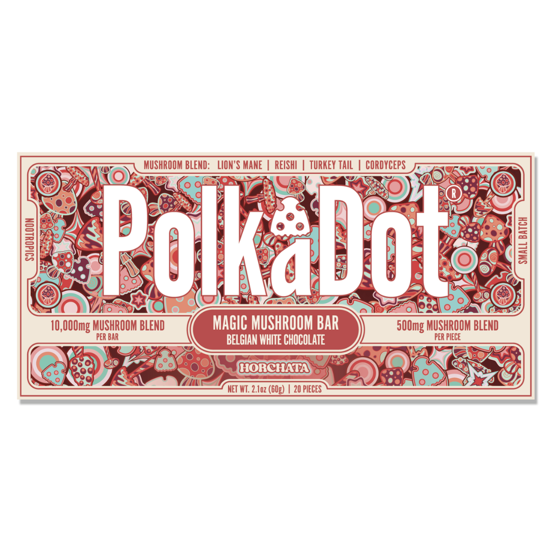 PolkADot Magic Mushroom Chocolate Bar 10000MG - 10 Count Display