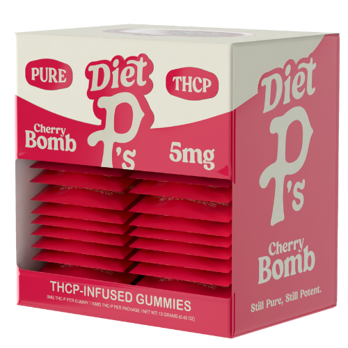 Pushin P's Diet P's THC-P Gummies 10MG - 30 Count Display