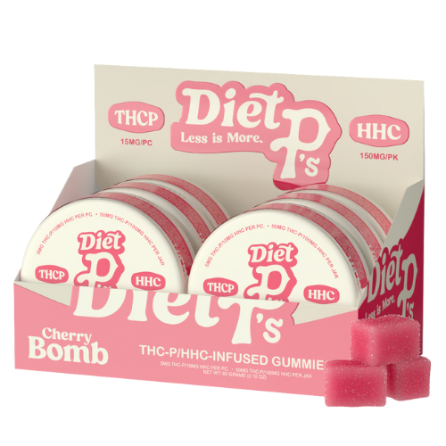 Pushin P's Diet P's THC-P Gummies 150MG - 6 Count Display