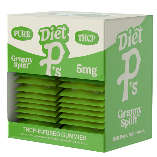 Pushin P's Diet P's THC-P Gummies 10MG - 30 Count Display