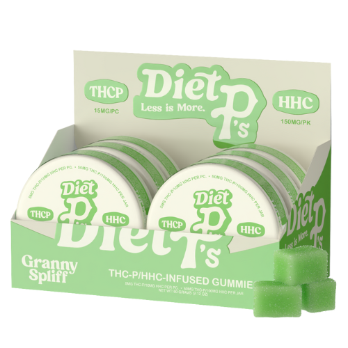 Pushin P's Diet P's THC-P Gummies 150MG - 6 Count Display