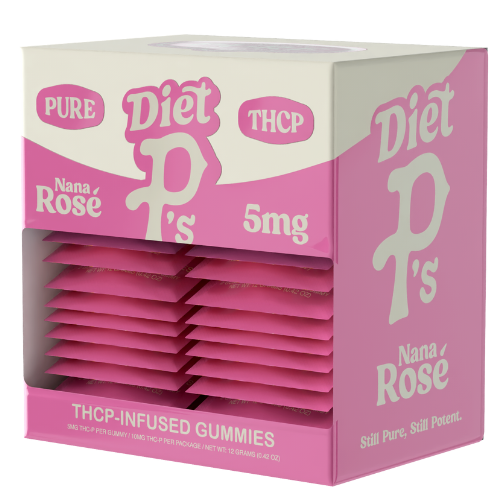 Pushin P's Diet P's THC-P Gummies 10MG - 30 Count Display