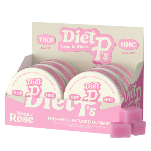 Pushin P's Diet P's THC-P Gummies 150MG - 6 Count Display