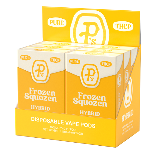 Pushin P's Pure THC-P Replacement Pod 1G - 6 Count Display