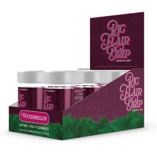 Ric Flair Drip D9 + THC-P Gummies 200MG - 6 Count Display