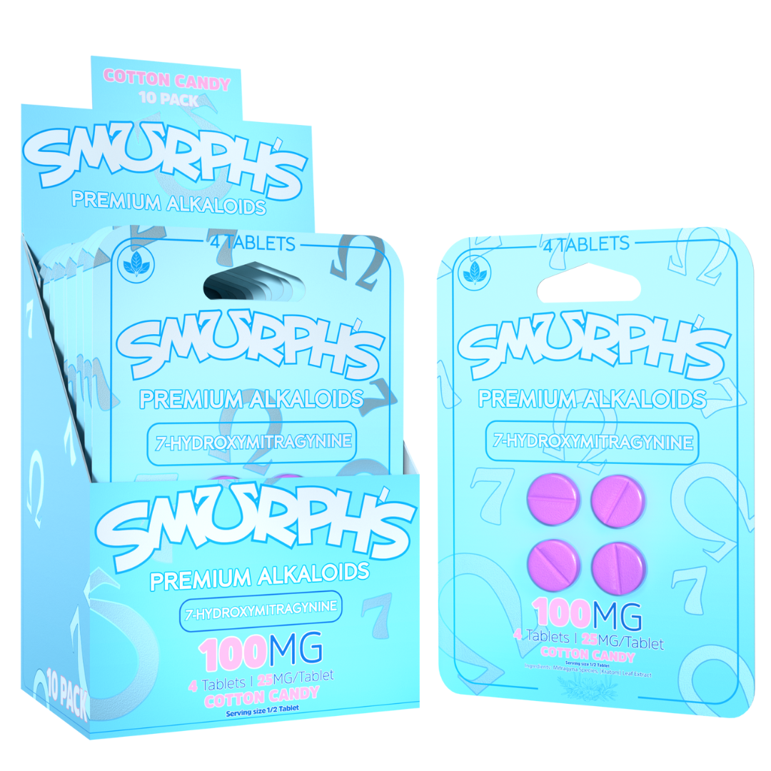 Smurphs 7-Hydroxy Tablets 25MG - 10 Count Display