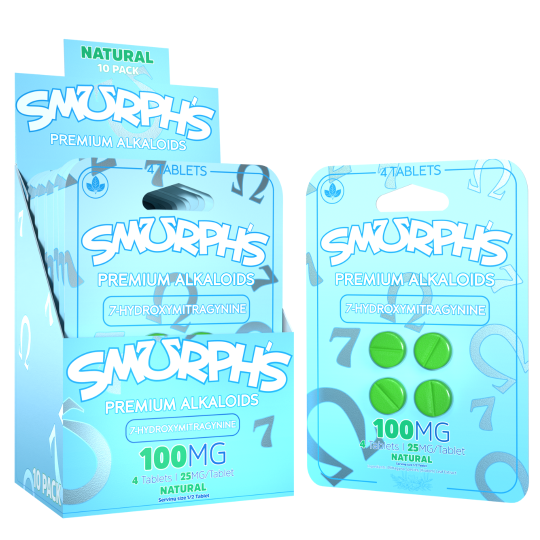 Smurphs 7-Hydroxy Tablets 25MG - 10 Count Display