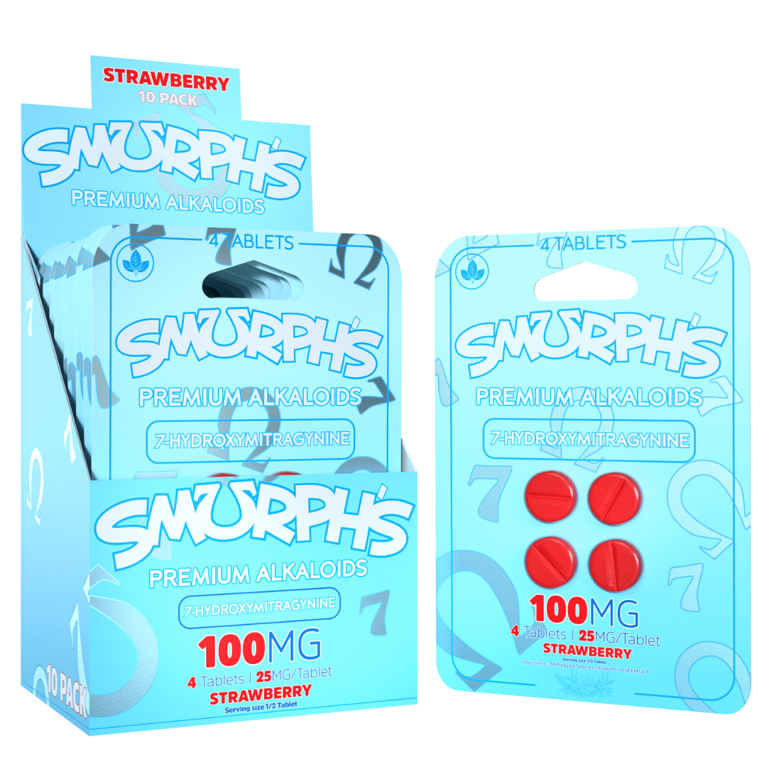 Smurphs 7-Hydroxy Tablets 25MG - 10 Count Display
