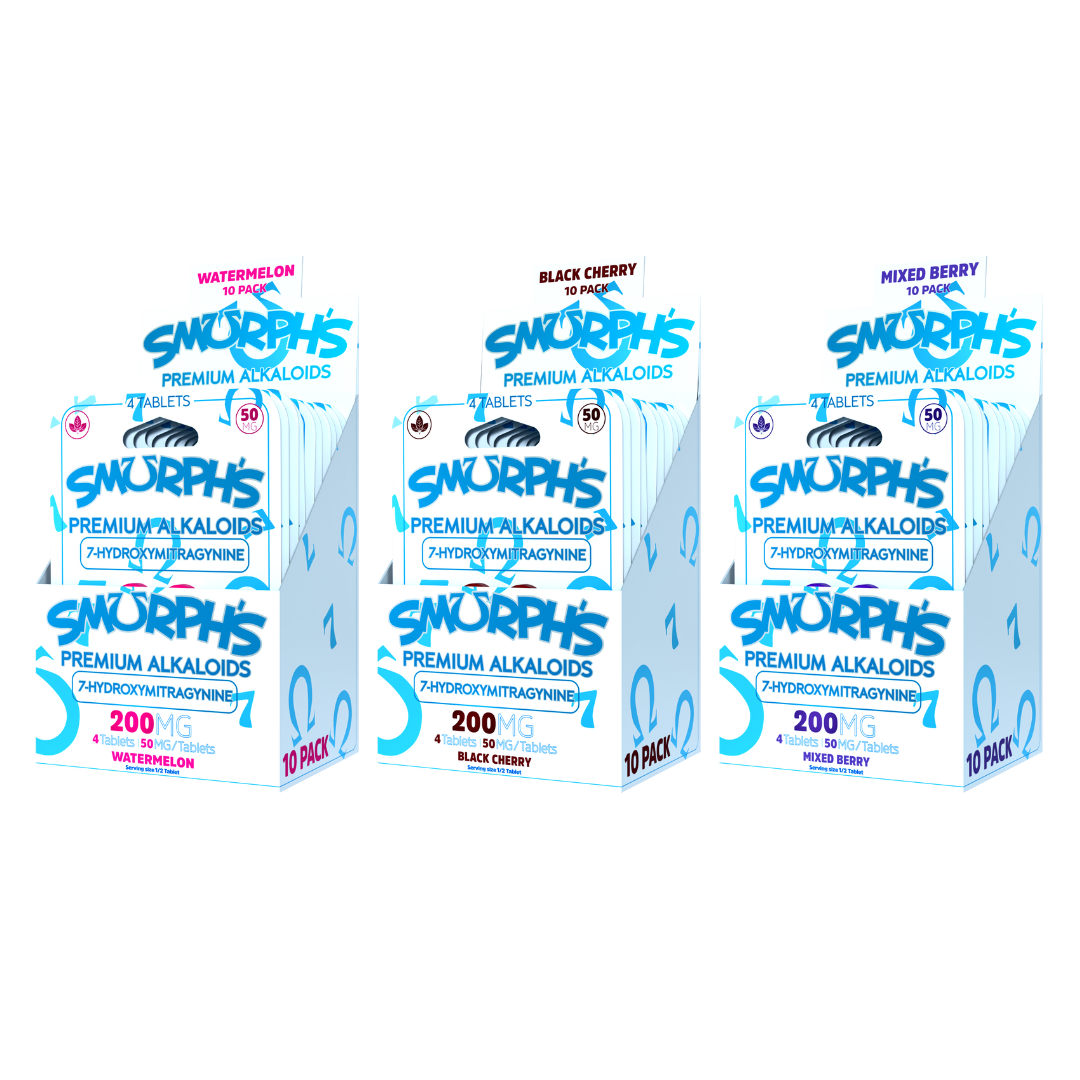 Smurphs 7-Hydroxy Tablets 200MG - 10 Count Display