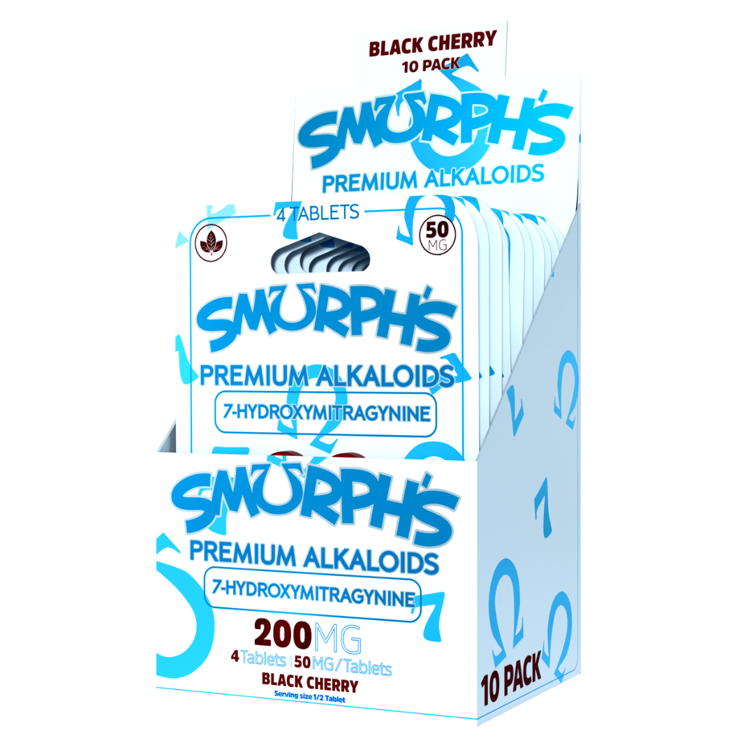 Smurphs 7-Hydroxy Tablets 200MG - 10 Count Display