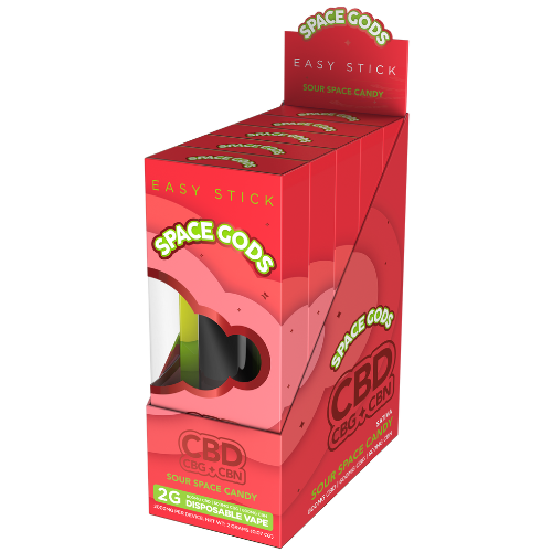 Space Gods Easy Stick Disposable 2G - 5 Count Display