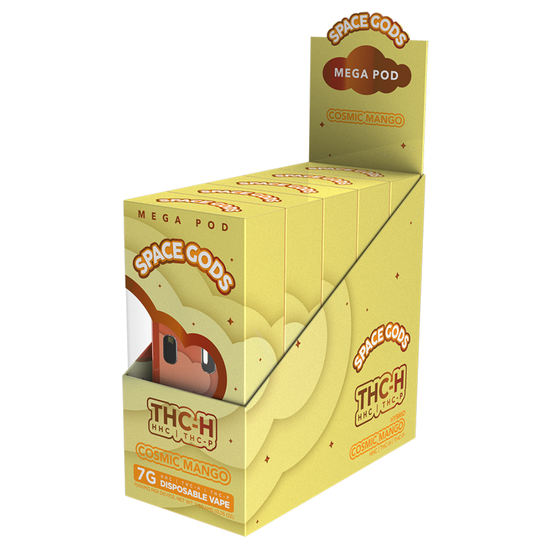 Space Gods Mega Pod Disposable 7G - 5 Count Display