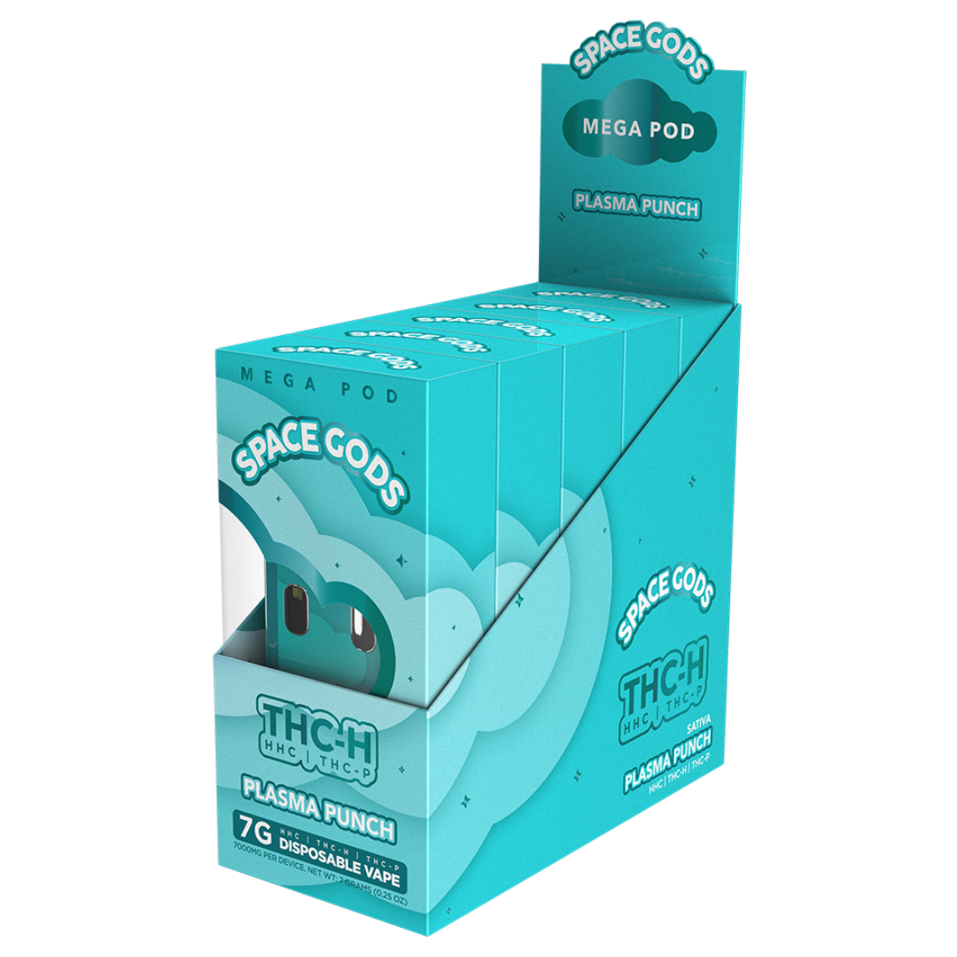 Space Gods Mega Pod Disposable 7G - 5 Count Display