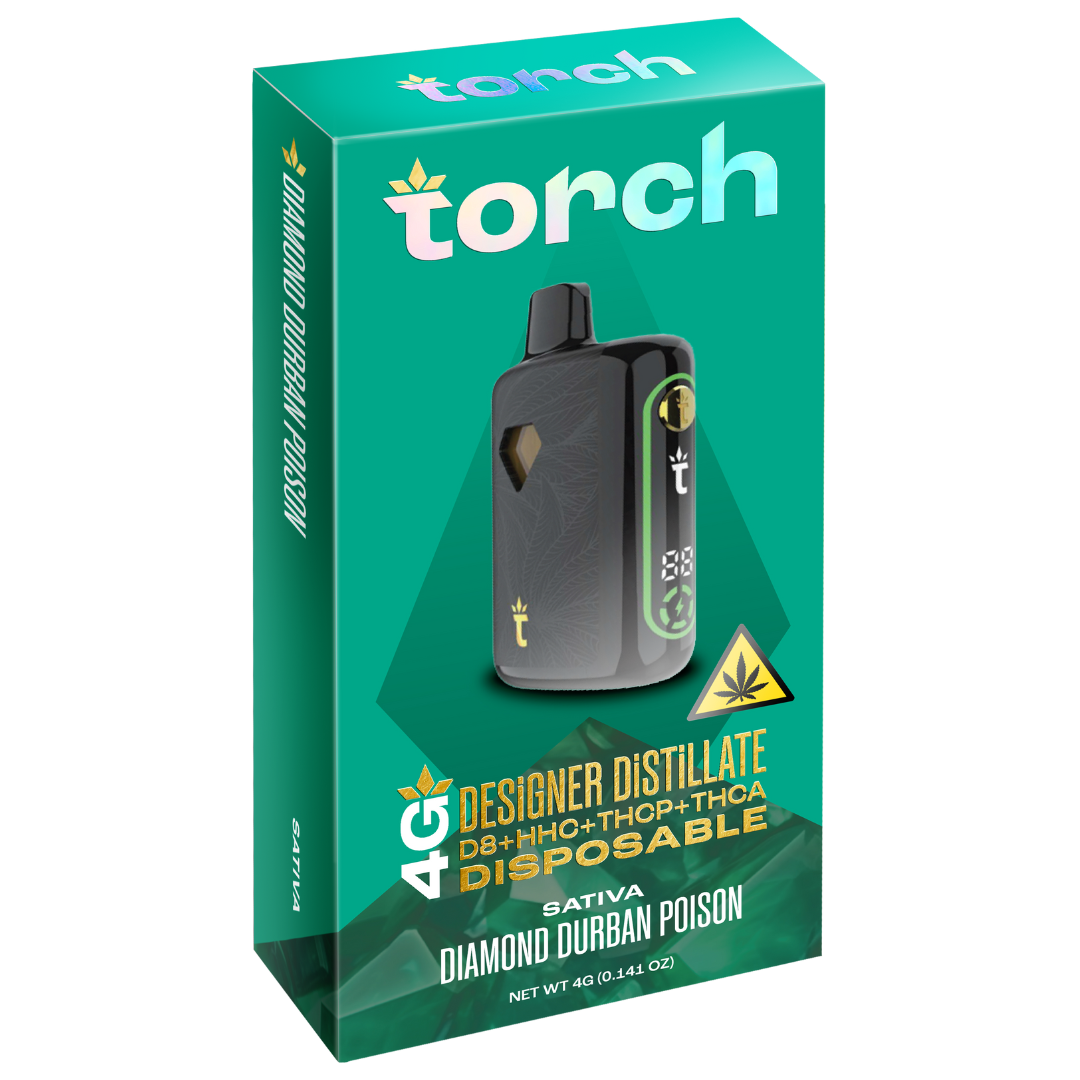 Torch Designer Distillate Disposable 4G - 5 Count Display