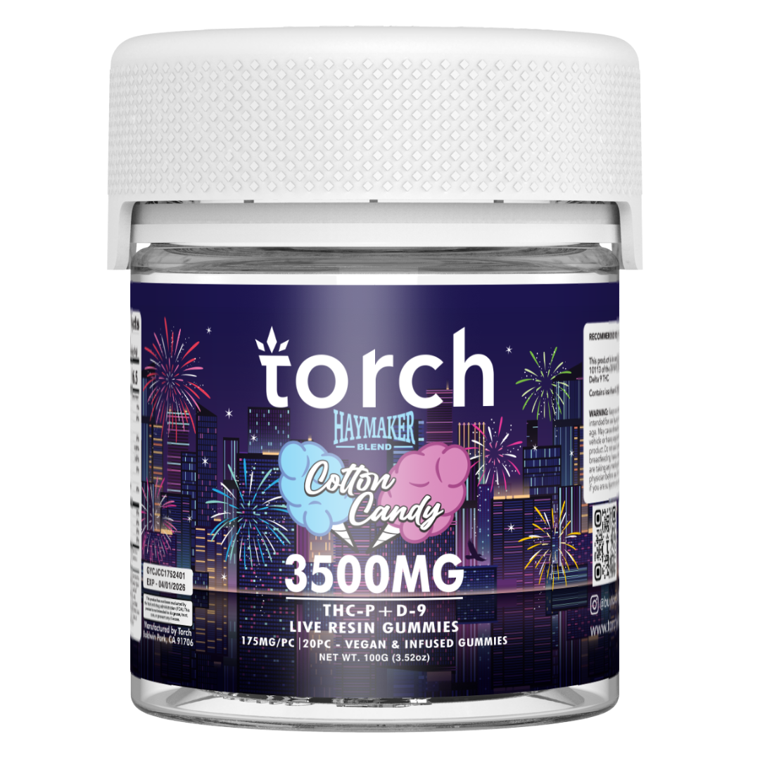 Torch Haymaker Gummies 3500MG - 6 Count Display