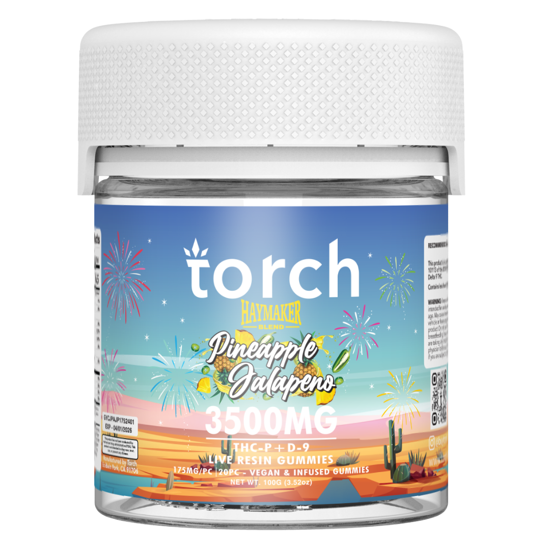 Torch Haymaker Gummies 3500MG - 6 Count Display