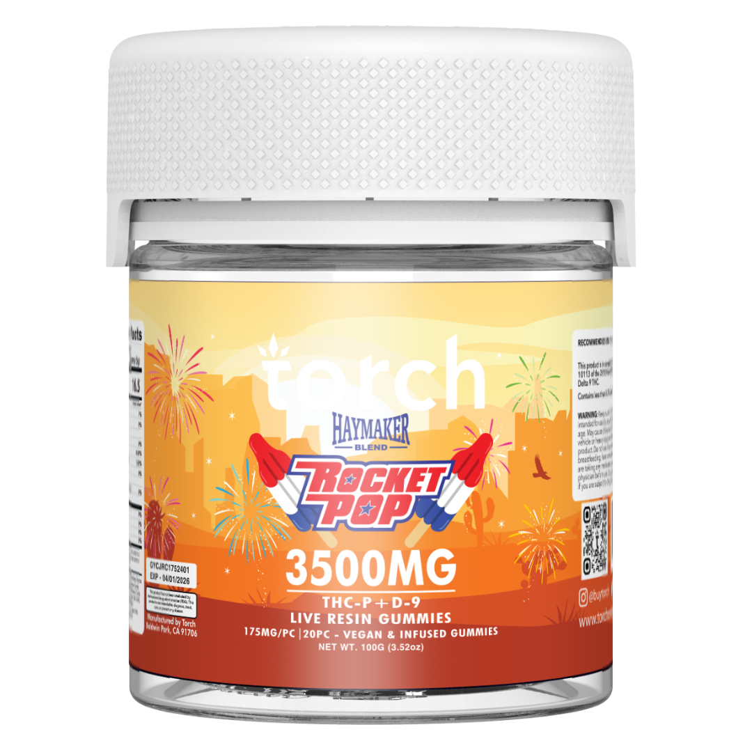 Torch Haymaker Gummies 3500MG - 6 Count Display