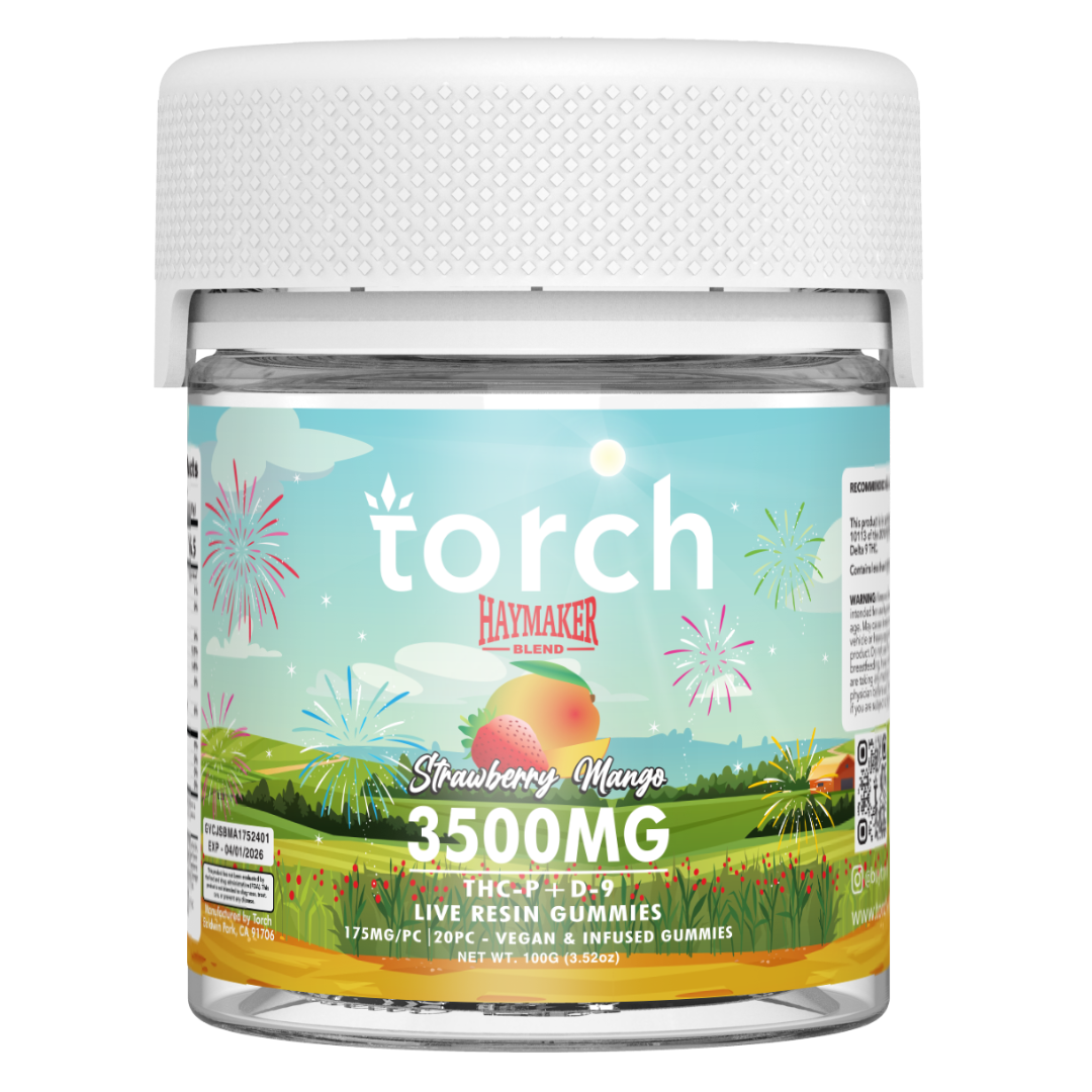 Torch Haymaker Gummies 3500MG - 6 Count Display