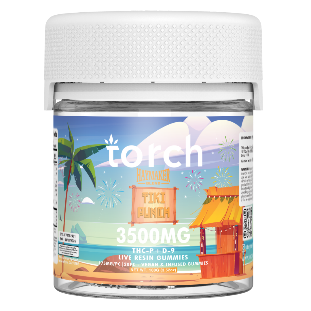 Torch Haymaker Gummies 3500MG - 6 Count Display