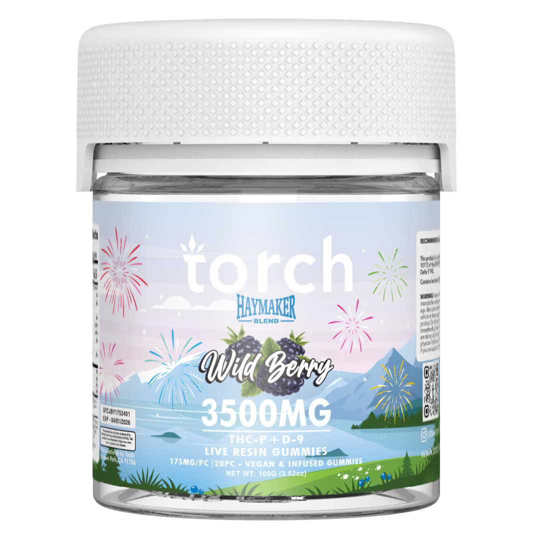 Torch Haymaker Gummies 3500MG - 6 Count Display