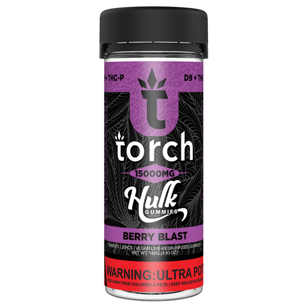 Torch Hulk Gummies 15000MG - 6 Count Display