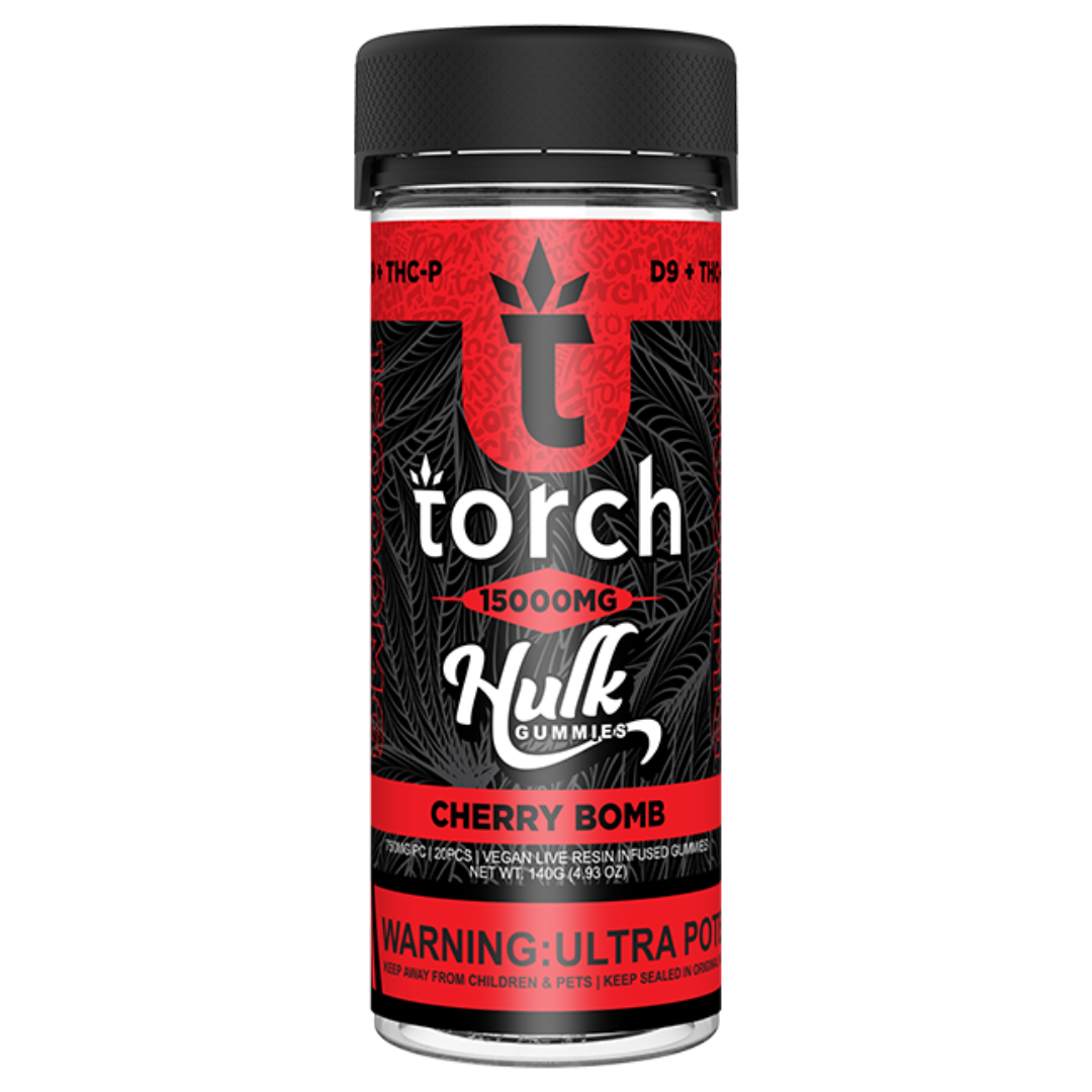 Torch Hulk Gummies 15000MG - 6 Count Display