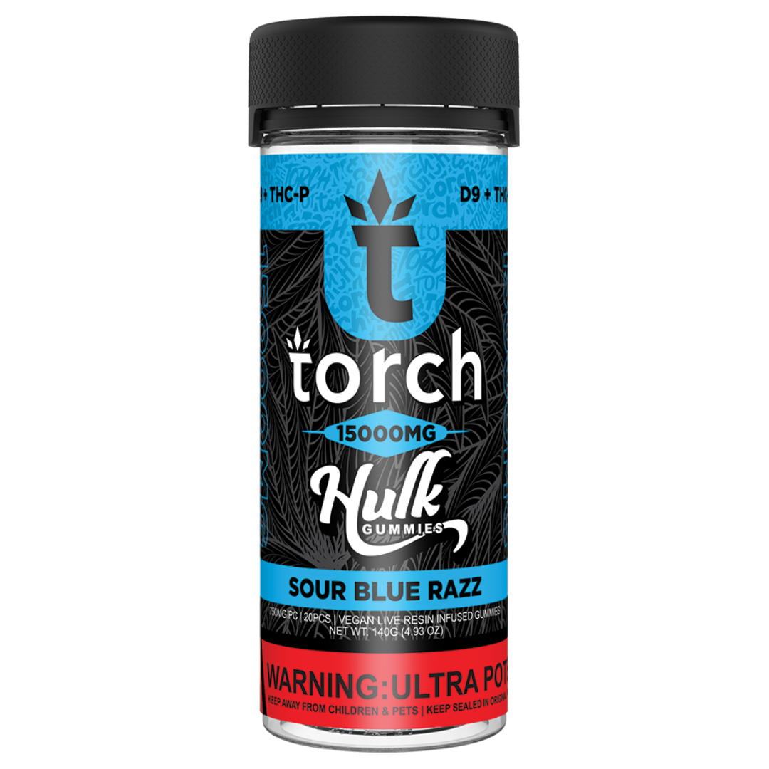 Torch Hulk Gummies 15000MG - 6 Count Display