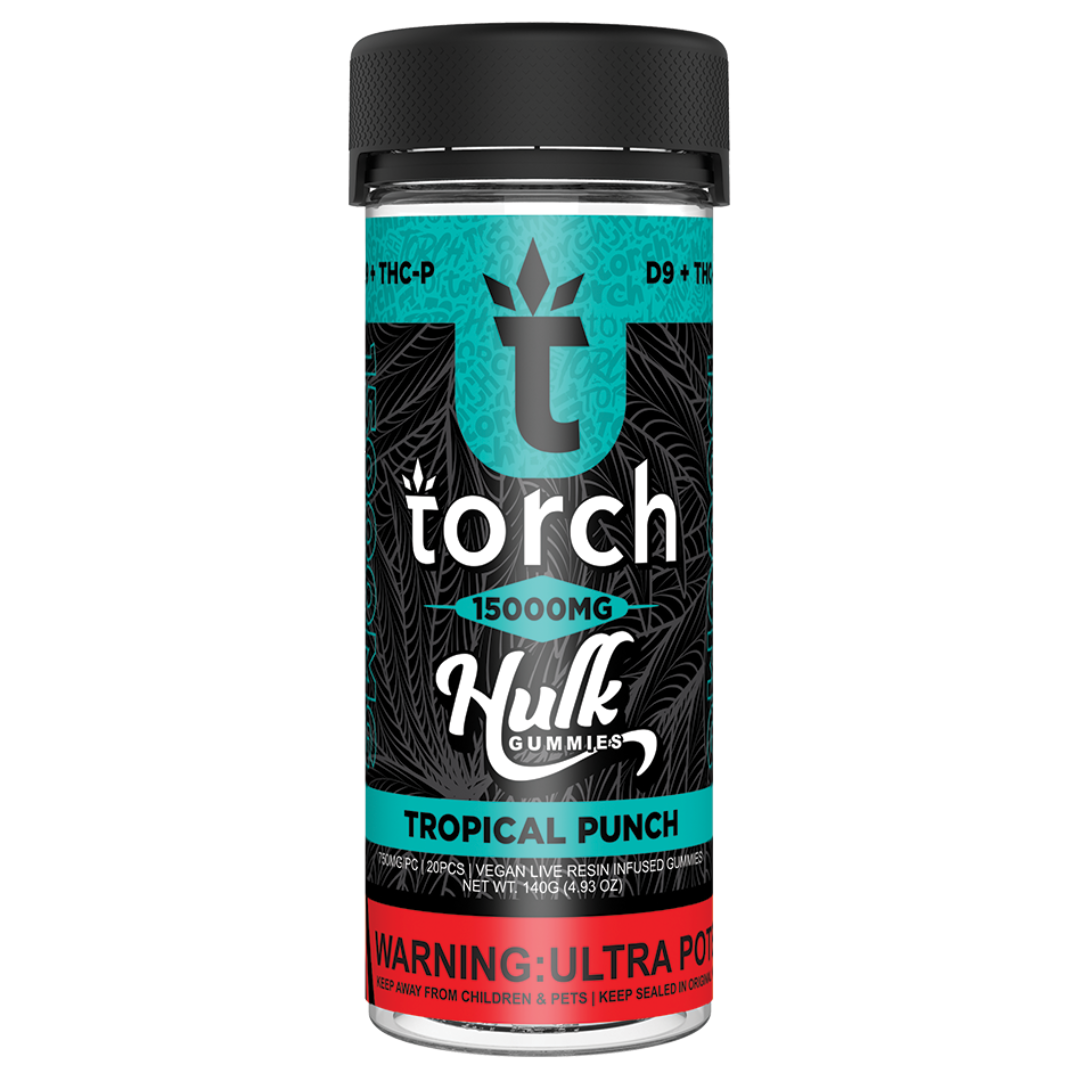 Torch Hulk Gummies 15000MG - 6 Count Display