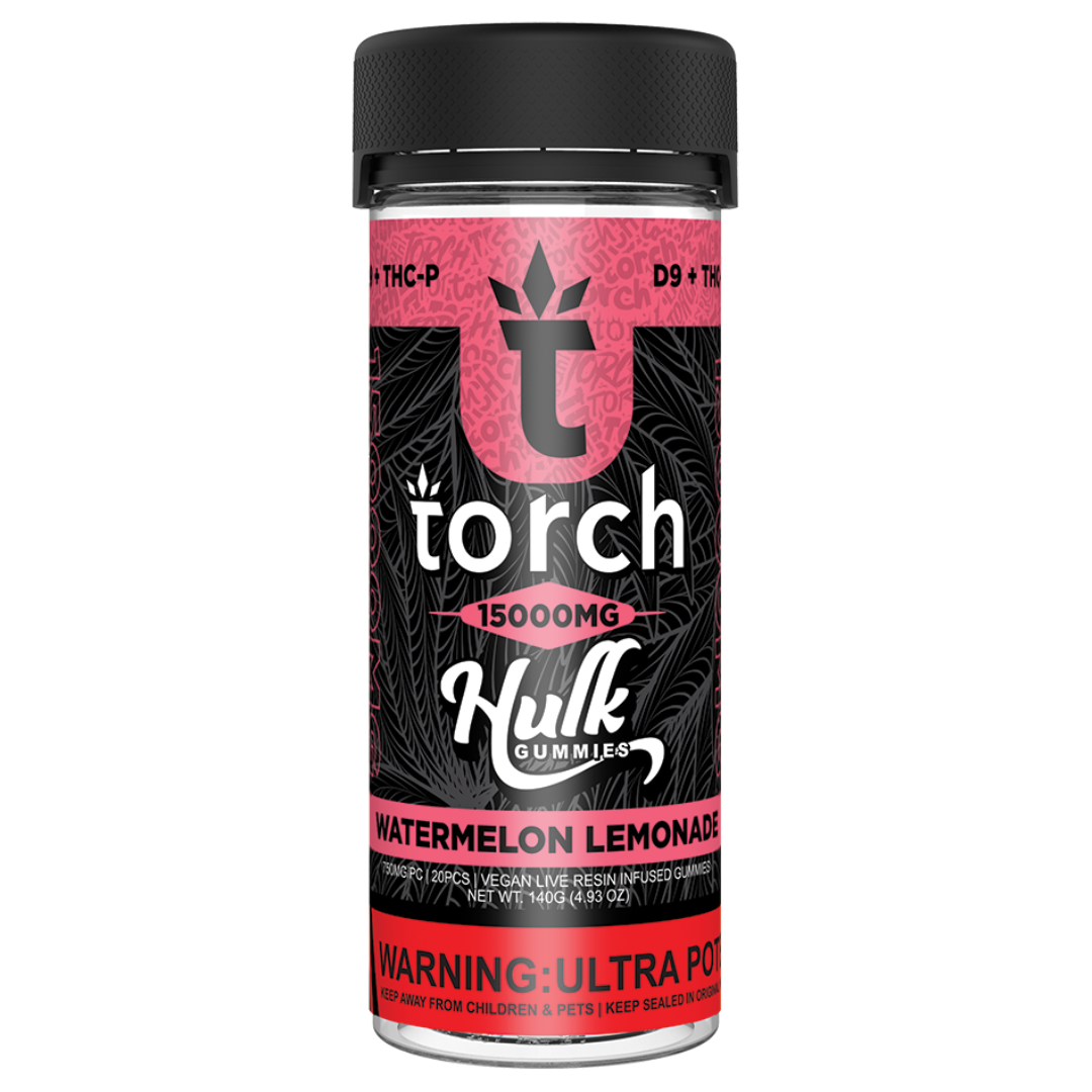 Torch Hulk Gummies 15000MG - 6 Count Display