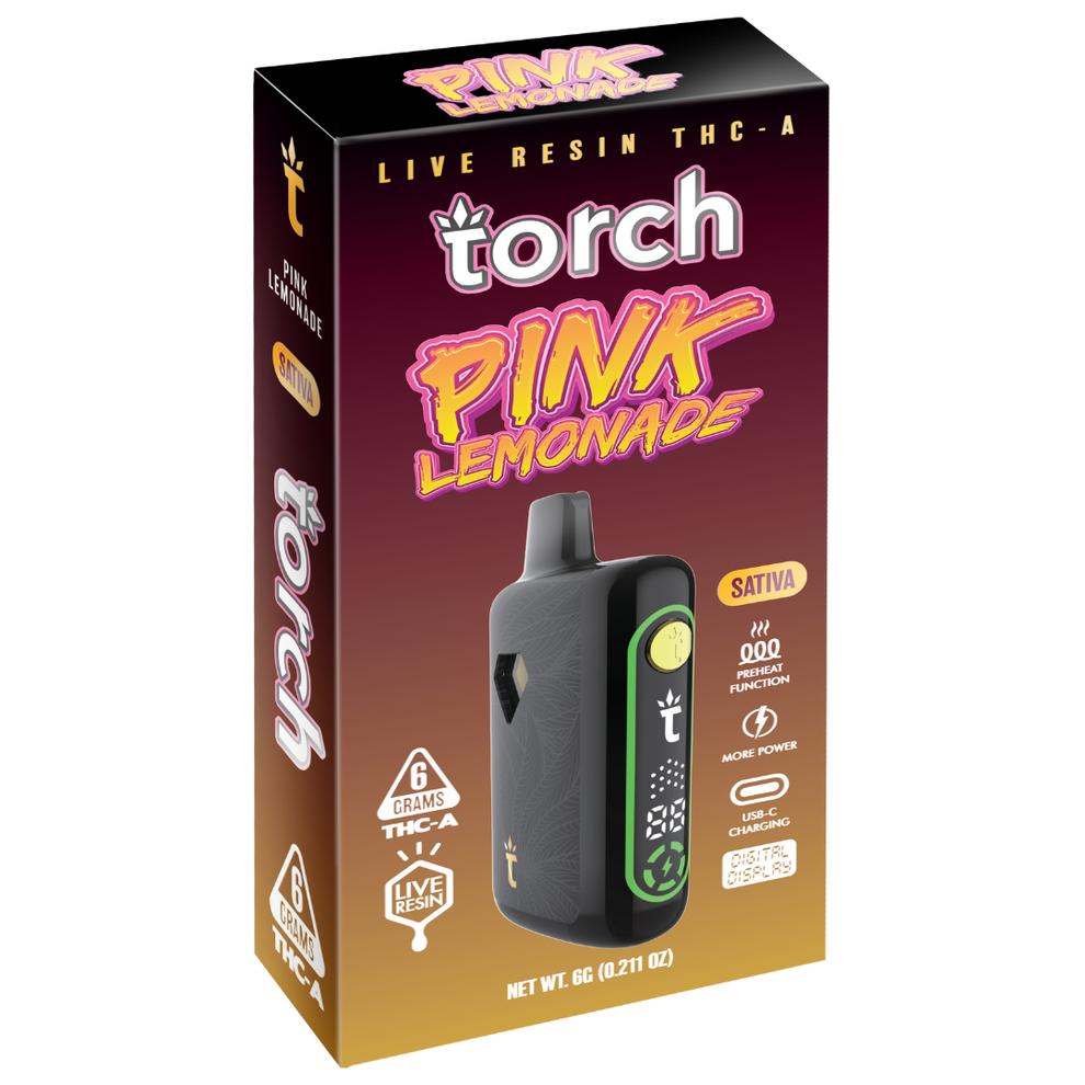Torch THC-A Pulse Live Resin Disposable 6G - 5 Count Display