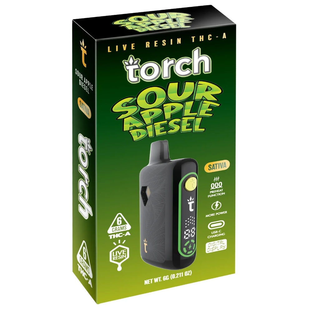 Torch THC-A Pulse Live Resin Disposable 6G - 5 Count Display