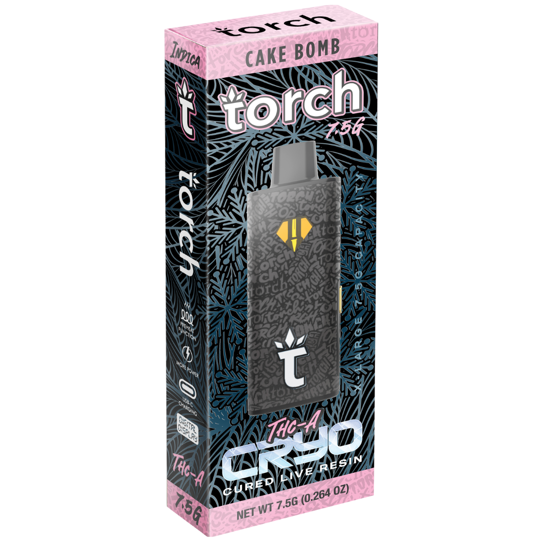 Torch THC-A Cryo Blend Disposable 7.5G - 5 Count display