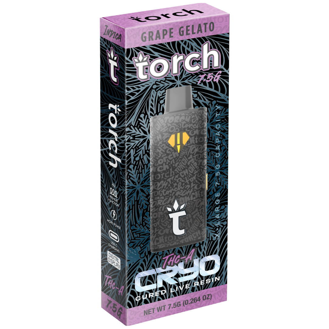 Torch THC-A Cryo Blend Disposable 7.5G - 5 Count display