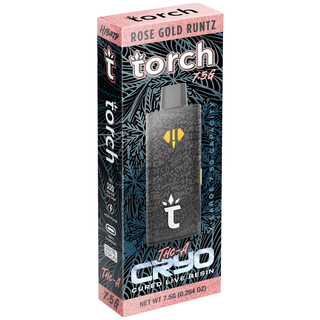 Torch THC-A Cryo Blend Disposable 7.5G - 5 Count display